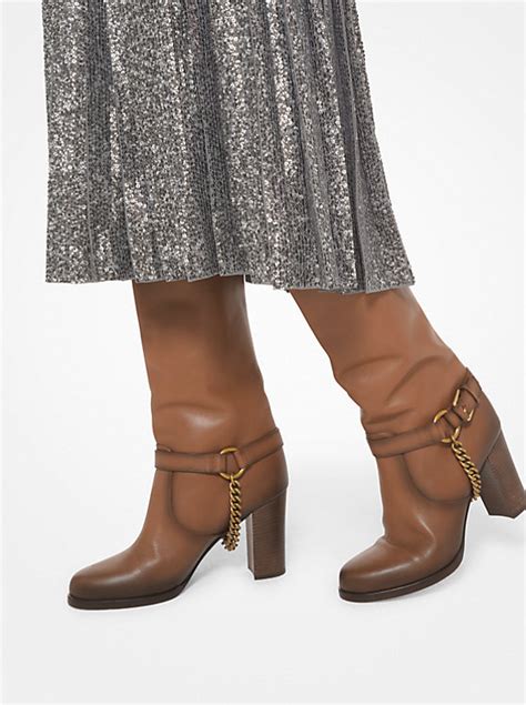 frenchie boots michael kors|Michael Kors burnished boots.